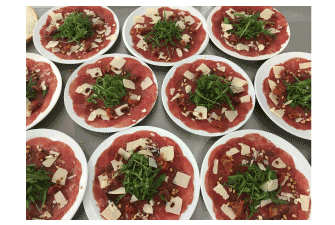 Carpaccio-de-Boeuf Carpaccio de Bœuf proposé dans nos menu week-end