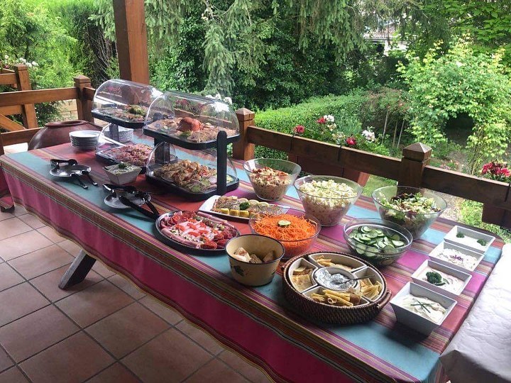 photo buffet froid chafing-dish